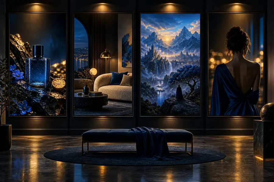 A refined product image with controlled lighting and composition