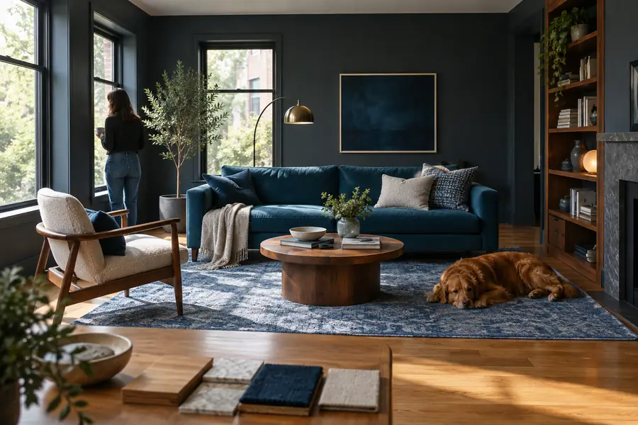 Room reference used as the starting point for a home design concept