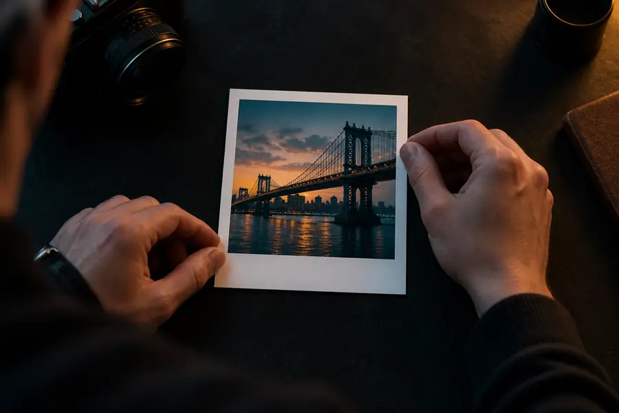 Source photo prepared for an image transformation